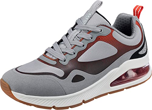 Skechers Herren Uno 2 Karma sneakers, Gray Textile Synthetic Multi Trim, 42 EU von Skechers