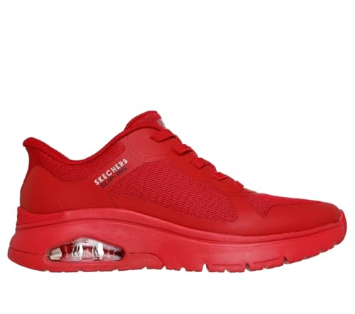 Skechers Herren Uno Flex-Ez Air Hands Free Slip-In-Sneaker, Rot/Ausflug, einfarbig (Getaway Solids), 41.5 EU von Skechers