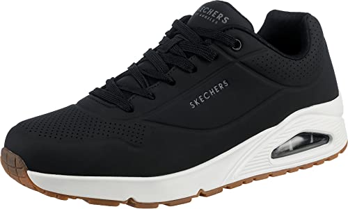 Skechers Herren Uno Stand On Air Sneaker, Black Durabuck Trim, 39.5 EU Skechers Herren Uno Stand On Air Sneaker, Black Durabuck Trim, 39.5 EU von Skechers