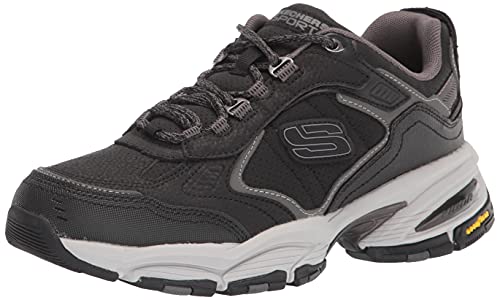 Skechers Herren Vigor 3.0 Arbiter Oxford, Schwarz/Charcoal, 44 EU von Skechers