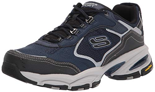 Skechers Herren Vigor 3.0 mit Goodyear Gummi-Außensohle Oxford, Marineblau/Schwarz, 48.5 EU von Skechers