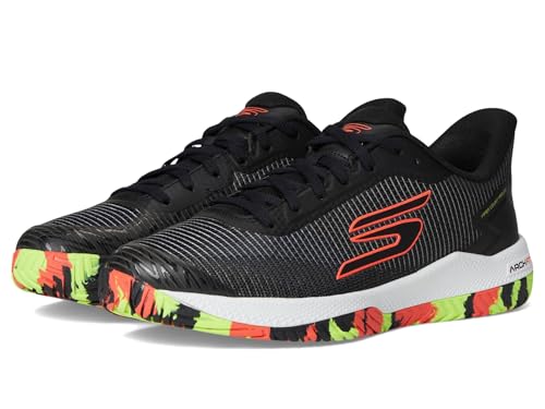Skechers Herren Viper Court Pro 2.0 Sneaker, Schwarzes Synthetik-Textil-Besatz, 45 EU Skechers Herren Viper Court Pro 2.0 Sneaker, Schwarzes Synthetik-Textil-Besatz, 45 EU von Skechers