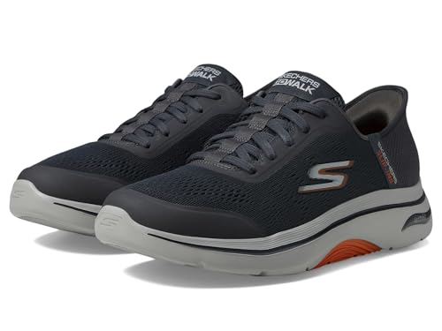 Skechers Herren Wide, Hands-Free Slip-ins Go Walk Arch Fit 2.0 Simplicity 2 Sneaker, Charcoal and Orange Textile Synthetic, 47.5 EU Skechers Herren Wide, Hands-Free Slip-ins Go Walk Arch Fit 2.0 Simplicity 2 Sneaker, Charcoal and Orange Textile Synthetic, 47.5 EU von Skechers