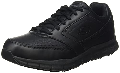 Skechers Herren Nampa work boots, Black Synthetic Pu, 45 EU von Skechers