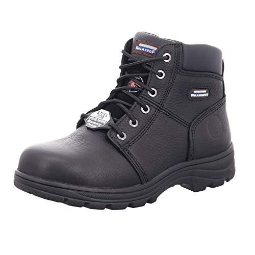 Skechers Herren Workshire Kampfstiefel, Black Embossed Leather, 47.5 EU Skechers Herren Workshire Kampfstiefel, Black Embossed Leather, 47.5 EU von Skechers