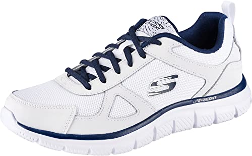 Skechers Herren Track Scloric Sneaker, white, 48.5 EU Skechers Herren Track Scloric Sneaker, white, 48.5 EU von Skechers