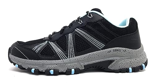 Skechers Hillcrest Damen Wanderschuh in Schwarz, Größe 37 von Skechers