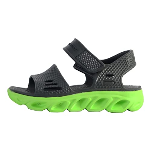 Skechers Hypno-Splash SOLZO Fischersandale, Charcoal Synthetic/Lime Trim, 32 EU von Skechers
