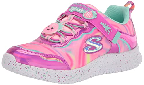 Skechers Jumpsters Sweet Kickz Sneaker, Strawberry Splash Synthetic/Multi Mesh, 27 EU von Skechers