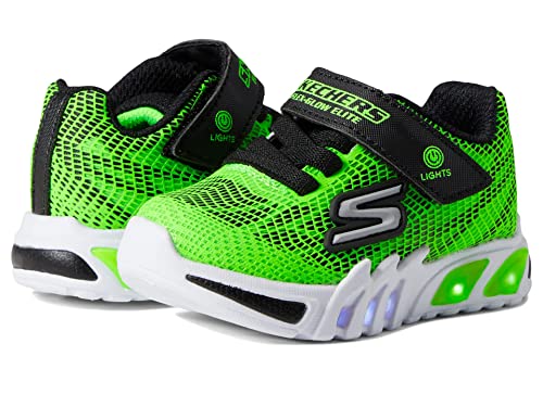 Skechers Jungen 400137n Lmbk Sneaker, Lime Synthetic Black Trim, 37.5 EU von Skechers