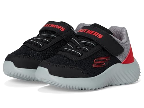 Skechers Bounder Sneaker, Black/Red, 21 EU Skechers Bounder Sneaker, Black/Red, 21 EU von Skechers