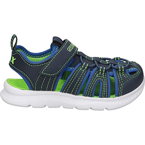 Skechers Jungen C-flex Sandal 2.0 Heat Blast Outdoor sandals, Navy Royal Synthetic Lime Trim, 35 EU von Skechers