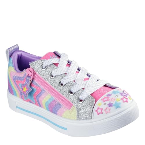 Skechers Jungen Mädchen Twinkle Sparks Cosmic Burst Sneaker, Multi Synthetic/Trim, 23 EU von Skechers
