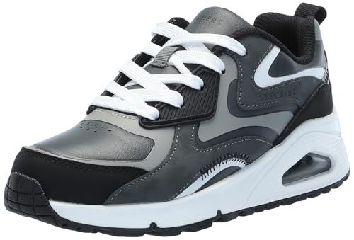 Skechers Jungen UNO Gen1 Color Surge Sneaker, Grau/Schwarz von Skechers