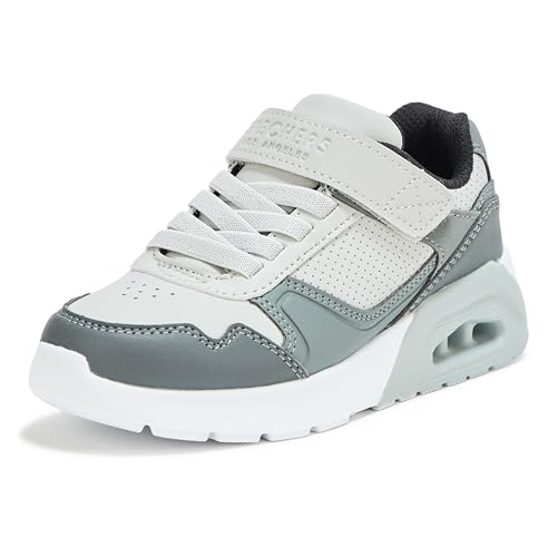Skechers Jungen UNO Lite 2.0 Pillar Duo Sneaker, grau, 3.5 UK Child von Skechers