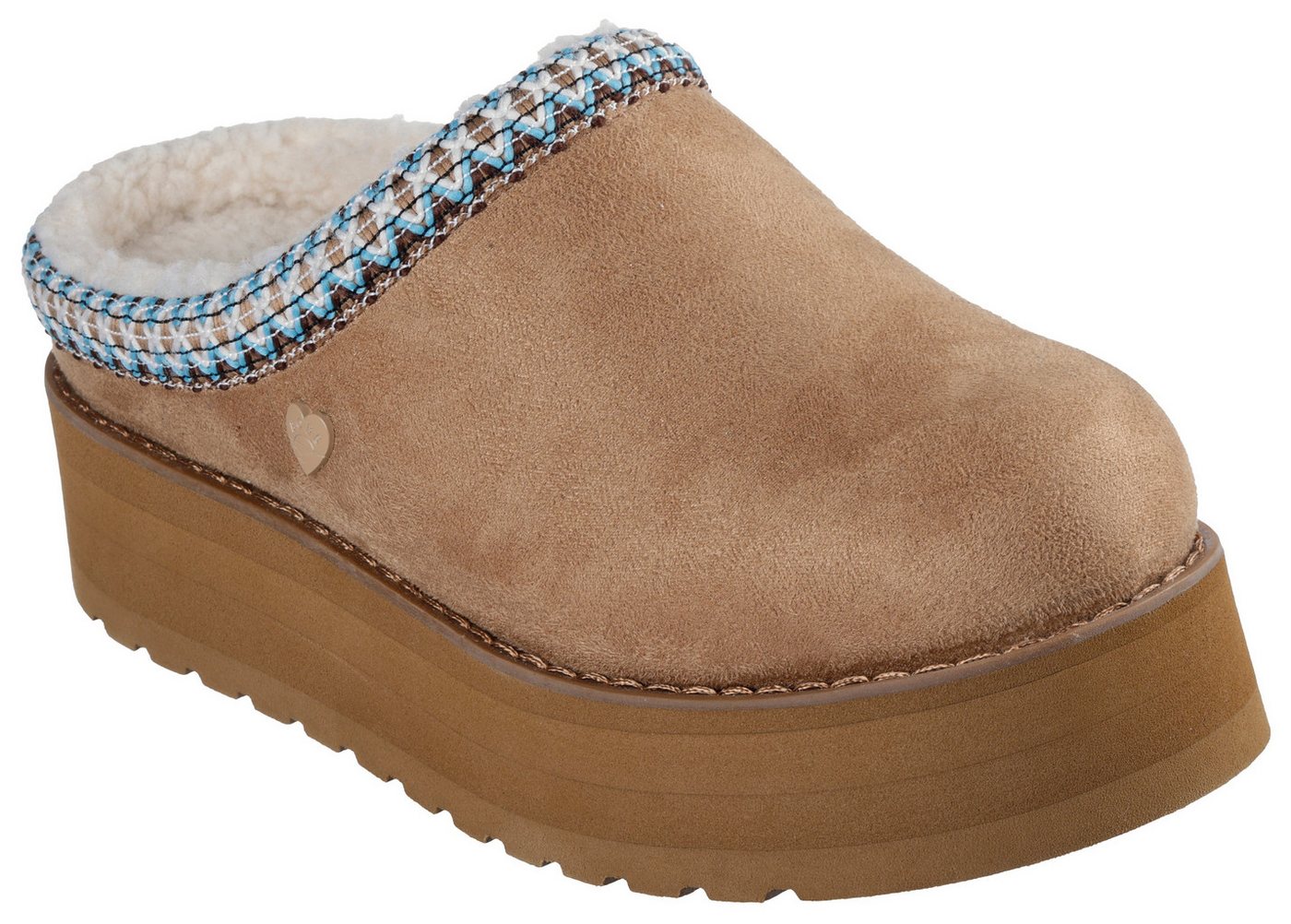 Skechers KEEPSAKES HI-RISE-JUST IN Hausschuh Plateauschuh, Pantoffel mit Warmfutter von Skechers
