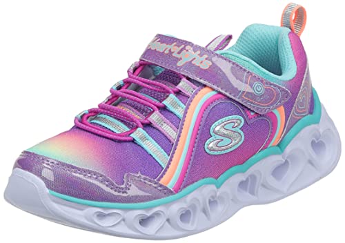 Skechers Kids S-Lights® Mädchen Sneaker Größe 21 EU Mehrfarbig (lila-Kombi) von Skechers