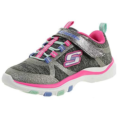 Skechers Girls Trainer LITE Jazzy Jumper Sneakers Kinder Schuhe Grau, Schuhgröße:27.5 EU von Skechers