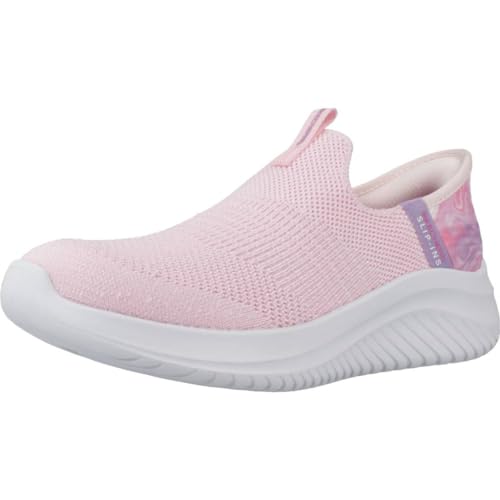 Skechers Kinder Slip-On Ultra Flex 3.0 COLORY WILD Hellrosa/Mehrfarbig, Größe 29 EU von Skechers