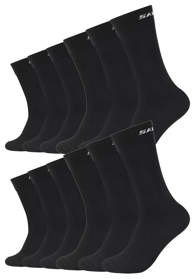 Skechers Kurzsocken Unisex 12p Basic Socks Mesh Ventilation (Spar-Pack, 12-Paar, 12er-Pack) von Skechers