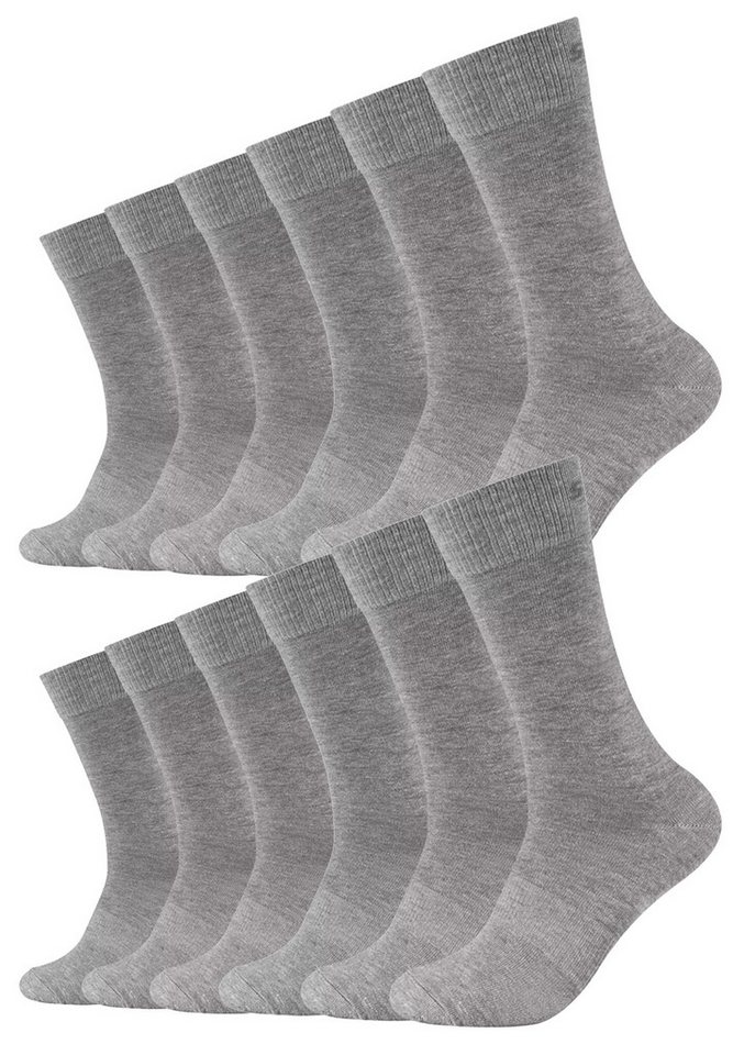 Skechers Kurzsocken Unisex 12p Basic Socks Mesh Ventilation (Spar-Pack, 12-Paar, 12er-Pack) von Skechers