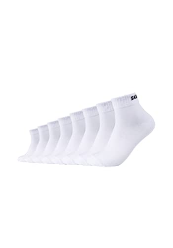 Skechers Unisex Kurzsocken Mesh Ventilation 8er Pack 47/49 white von Skechers