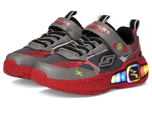Skechers Light Storm 3 Sneaker für Jungen, Gunmetal/Charcoal, 11.5 Little Kid von Skechers