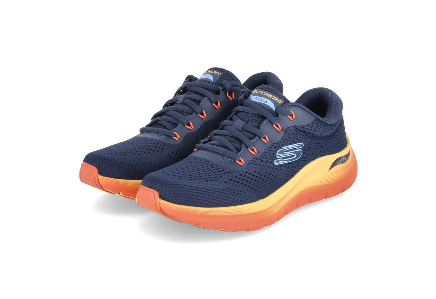 Skechers Skechers 232700 NVMT Herren Textil gruen Schnürschuh von Skechers