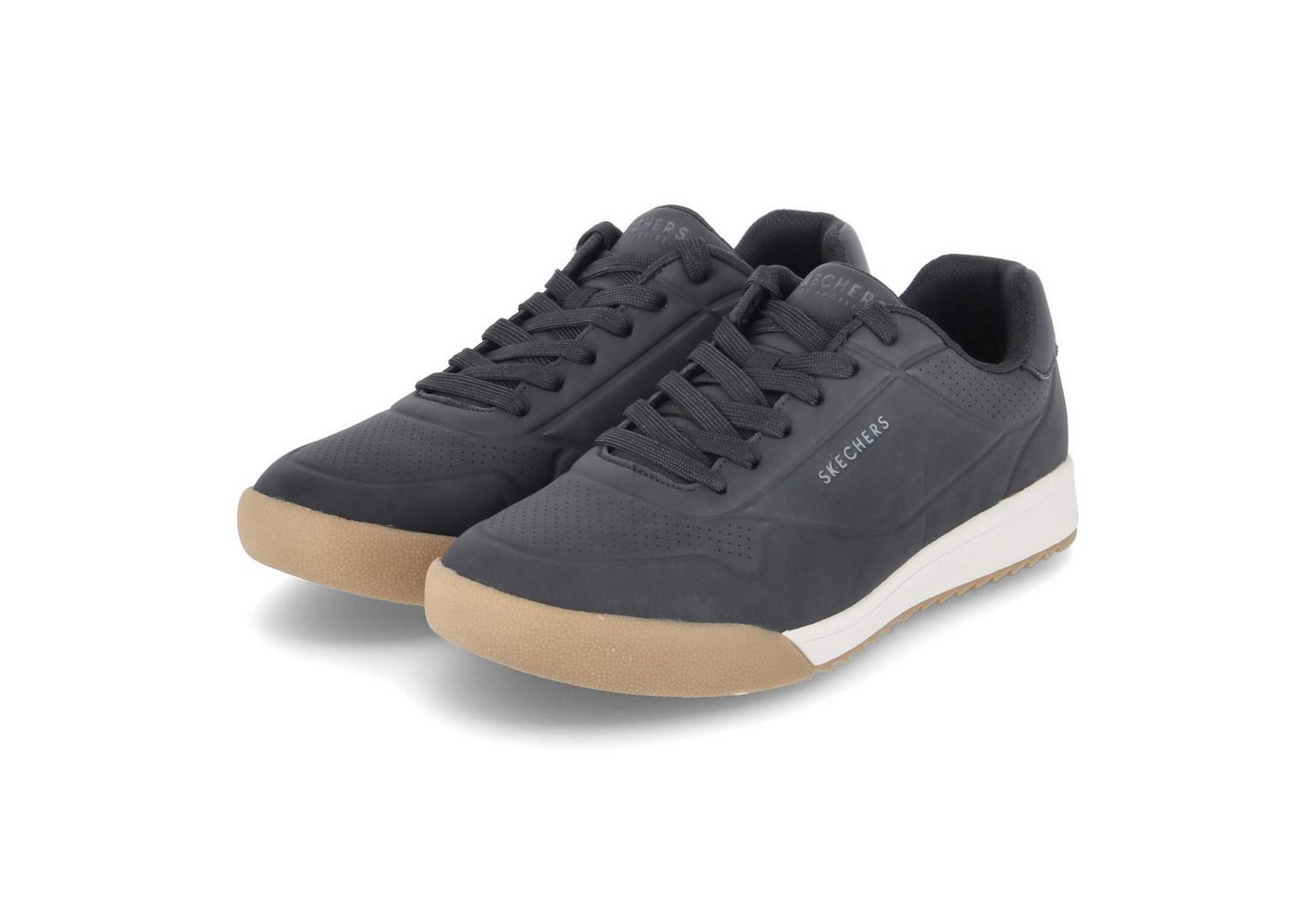 Skechers Skechers 183283 BLK Herren Synthetik schwarz Schnürschuh von Skechers