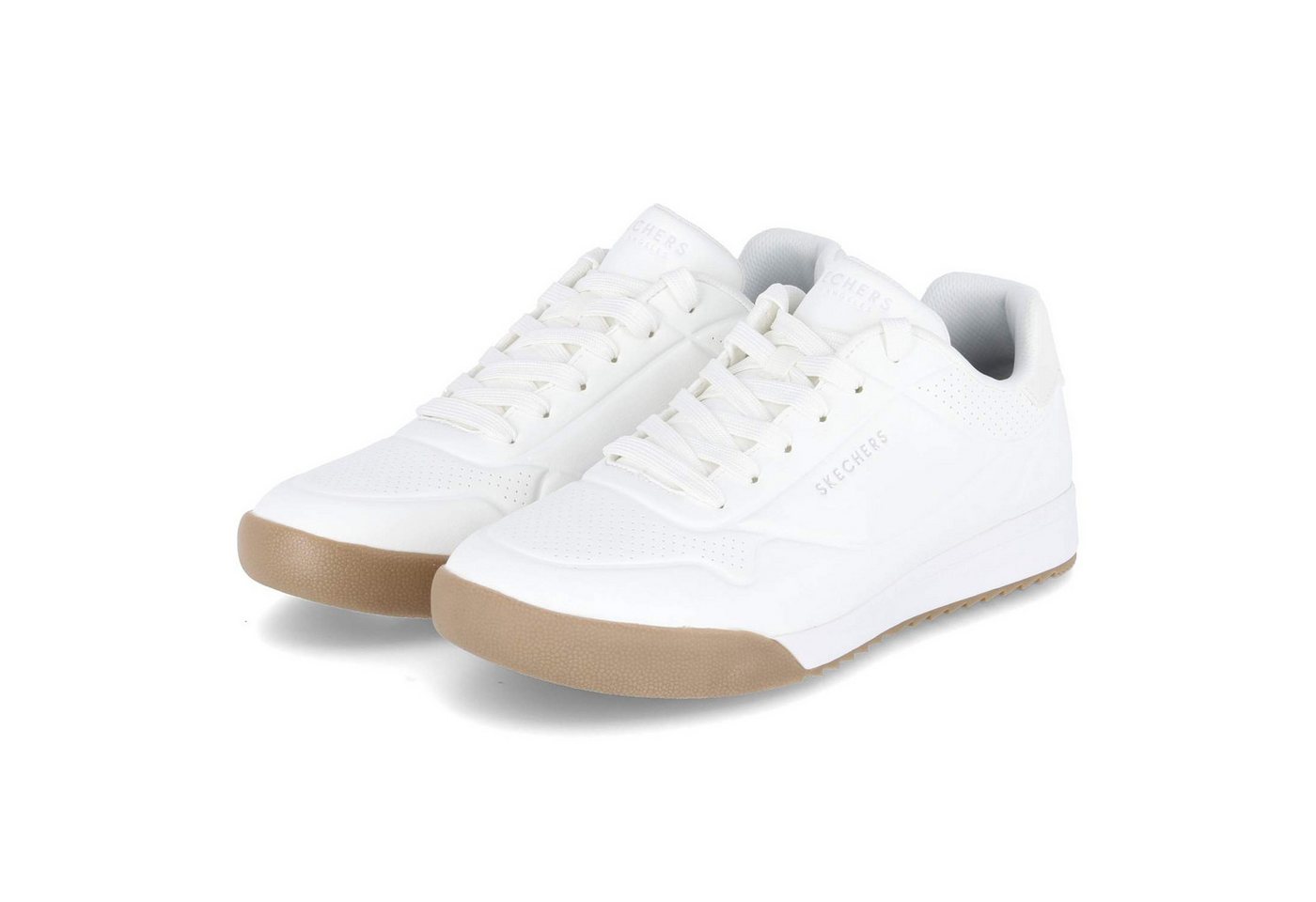 Skechers Skechers 183283 WHT Herren Synthetik weiss Schnürschuh von Skechers