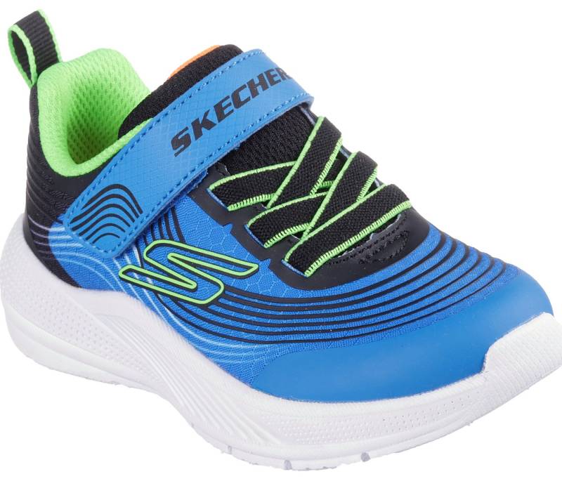 Skechers MICROSPEC ADVANCE Sneaker Babyschuh mit zusätzlichem Gummizug, Größenschablone zum Download von Skechers