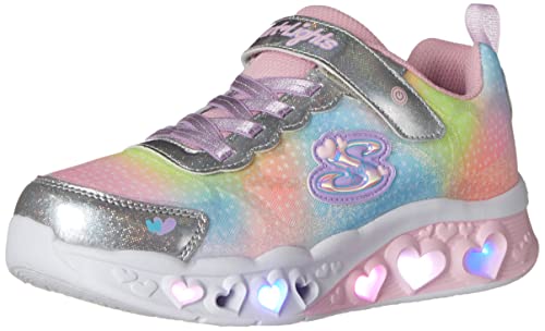 Skechers Mädchen 302315l Smlt Sneaker, Silbernes Synthetisches Netz, 28 EU Skechers Mädchen 302315l Smlt Sneaker, Silbernes Synthetisches Netz, 28 EU von Skechers