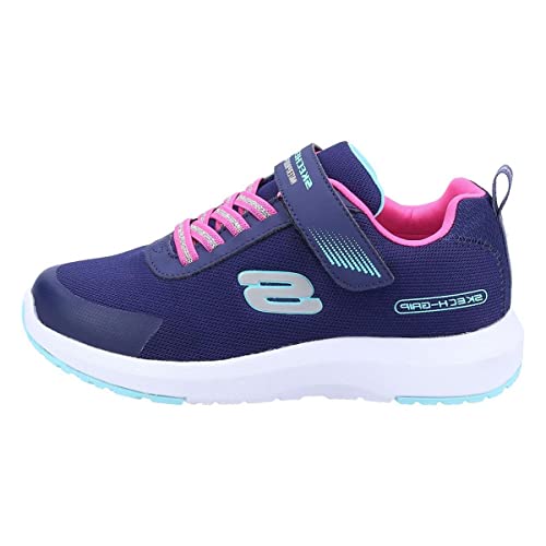 Skechers Mädchen Dynamic Tread Misty Magic Sneaker, Nvy Mesh Pink Trim, 29 EU von Skechers