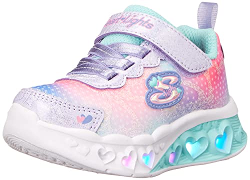 Skechers Mädchen Flutter Heart Lights Simply Love Sneaker, Mehrfarbig, 27.5 EU von Skechers