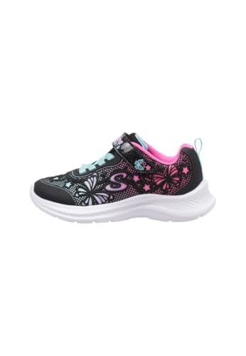 Skechers Jumpsters 2.0 Butterfly Flush Sneaker, Black KPU/Multi Trim, 34 EU von Skechers