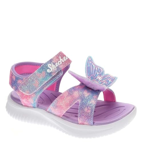 Skechers Jumpsters Butterfly Brites Sandale, Lavendel/Multi, 32 EU von Skechers