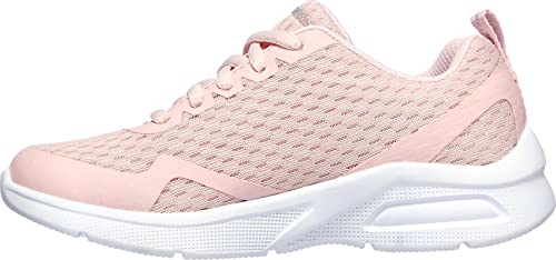 Skechers Mädchen Microspec Max Electric Jumps Sneaker, Light Pink Mesh Trim, 28 EU von Skechers