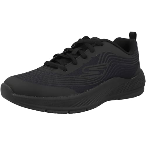 Skechers Mädchen Microspec Advance Coastal Cruising Sneaker, Schwarz von Skechers