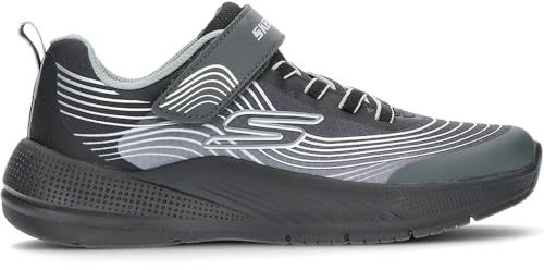 Skechers Mädchen Microspec Advance Oasis Point Sneaker, Black von Skechers