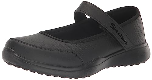 Skechers Mädchen Microstrides Recess Rules Sneaker, Schwarz von Skechers