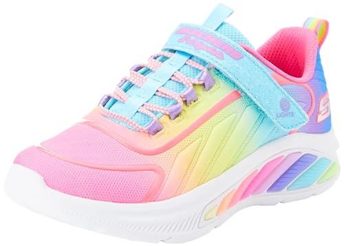Skechers Mädchen Sneaker, Türkis Mesh Multi Trim, 33.5 EU von Skechers