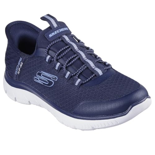 Skechers Summits Slip-In-Sneaker für Mädchen, Marineblau, 3,5 EU, Navy, 1.5 UK Child von Skechers