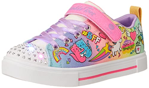 Skechers Mädchen Twinkle Sparks Bff Magic Sneaker, Multi Textile Trim, 28.5 EU Skechers Mädchen Twinkle Sparks Bff Magic Sneaker, Multi Textile Trim, 28.5 EU von Skechers