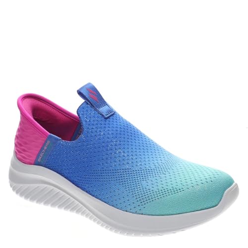 Skechers Girl's Ultra Flex 3.0-Color Boost Sneaker, Schwarz/Rosa, 2.5 Little Kid von Skechers