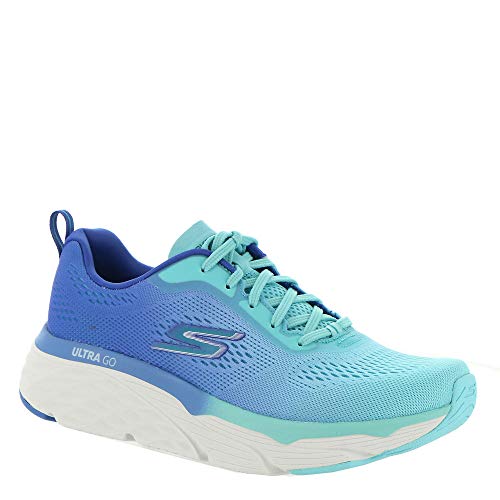 Skechers Max Cushioning Elite Mesh Lace-Up Blue/Light Blue 9 B (M) von Skechers