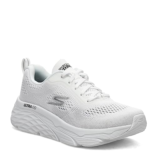 Skechers Max Cushioning Elite Mesh Lace-Up White 9.5 B (M) von Skechers