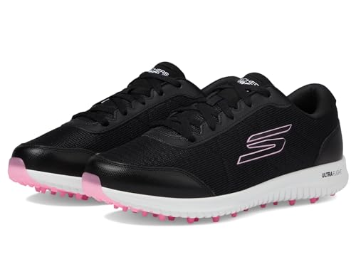 Skechers Damen Max Fairway 4 Spikeless Golfschuh, Schwarz/Rosa, 36 EU Skechers Damen Max Fairway 4 Spikeless Golfschuh, Schwarz/Rosa, 36 EU von Skechers