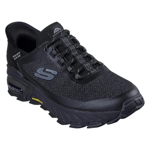 Skechers Max Protect - Assembly, Herren Sneaker, Outdoor Trail Schuh, Goodyear Gummilaufsohle. schwarz Gr. 43 von Skechers