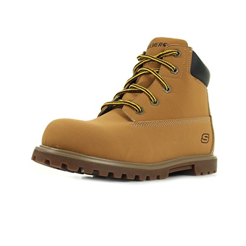 Skechers Mecca - Mitigate, Jungen Combat Boots, beige (WTN), 38 EU von Skechers