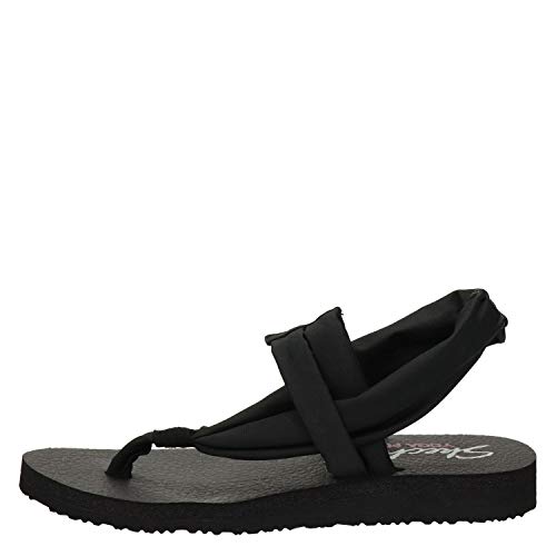 Skechers Meditation Studio Kicks, Damen Sandalen, Schwarz (BLK), 41 EU von Skechers